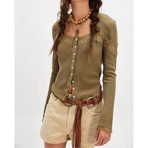 Let’s Party Green Cardigan